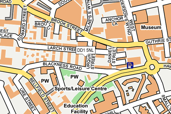 DD1 5NL map - OS OpenMap – Local (Ordnance Survey)