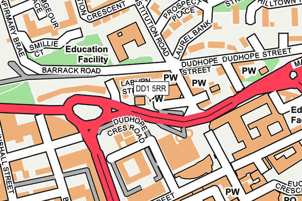 Map of SALON FIERCE LIMITED at local scale