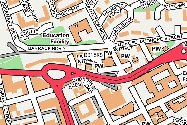 DD1 5RS map - OS OpenMap – Local (Ordnance Survey)