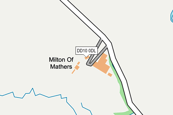 DD10 0DL map - OS OpenMap – Local (Ordnance Survey)