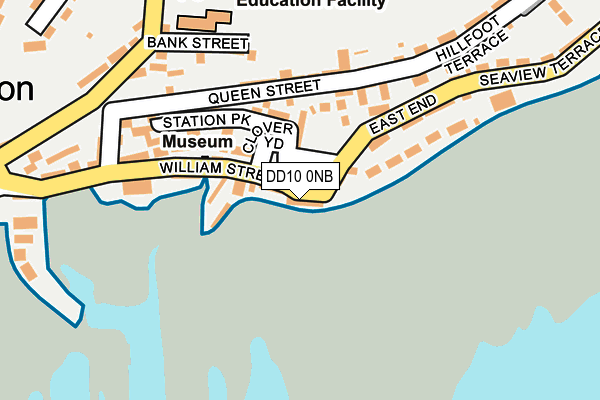 DD10 0NB map - OS OpenMap – Local (Ordnance Survey)