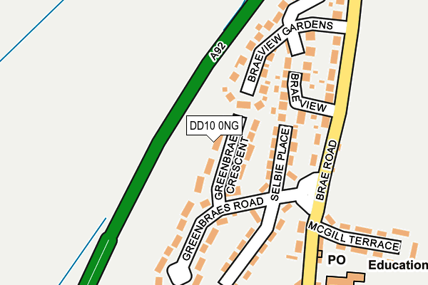 Map of TOLLIE PROPERTY SERVICES LTD at local scale