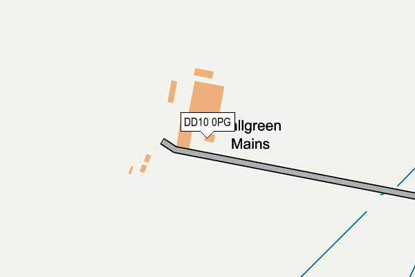 DD10 0PG map - OS OpenMap – Local (Ordnance Survey)