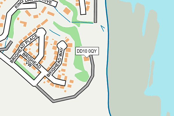 DD10 0QY map - OS OpenMap – Local (Ordnance Survey)