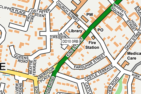 DD10 0RB map - OS OpenMap – Local (Ordnance Survey)