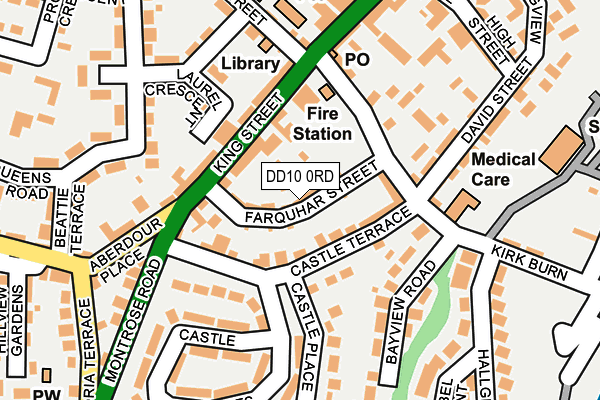 DD10 0RD map - OS OpenMap – Local (Ordnance Survey)