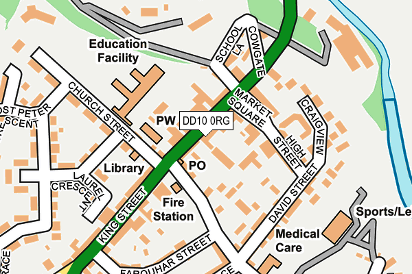 Map of INVER LEISURE LTD at local scale