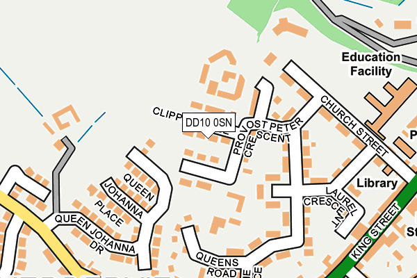 DD10 0SN map - OS OpenMap – Local (Ordnance Survey)