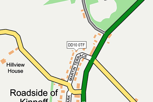DD10 0TF map - OS OpenMap – Local (Ordnance Survey)