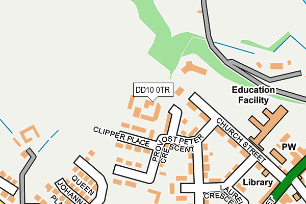 DD10 0TR map - OS OpenMap – Local (Ordnance Survey)