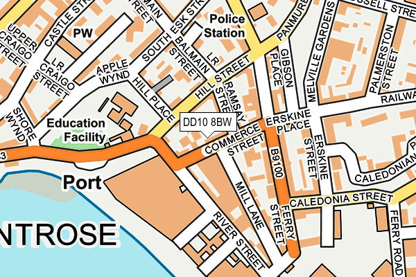 Map of THE PIE HOUSE LTD at local scale