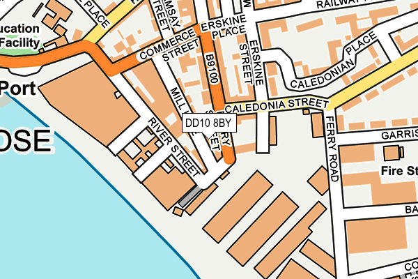 DD10 8BY map - OS OpenMap – Local (Ordnance Survey)