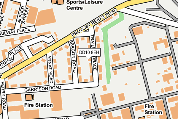 DD10 8EH map - OS OpenMap – Local (Ordnance Survey)