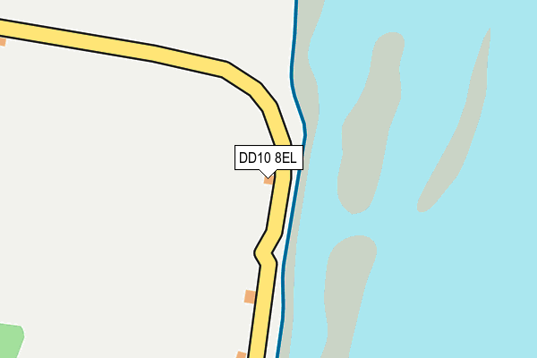 DD10 8EL map - OS OpenMap – Local (Ordnance Survey)