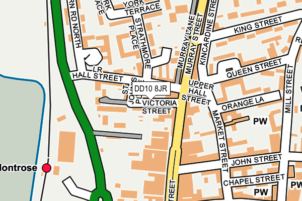 DD10 8JR map - OS OpenMap – Local (Ordnance Survey)