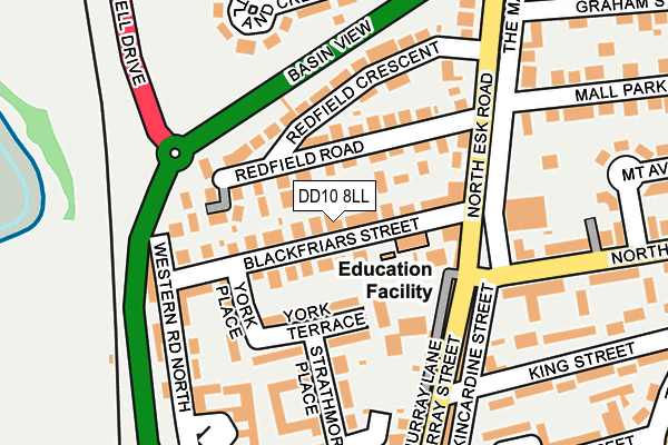 Map of JRW PLUMBING & HEATING SERVICES LTD at local scale