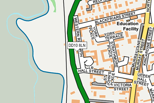 DD10 8LN map - OS OpenMap – Local (Ordnance Survey)