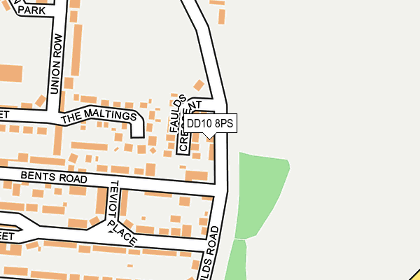 DD10 8PS map - OS OpenMap – Local (Ordnance Survey)