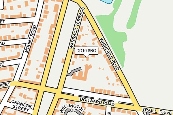 DD10 8RQ map - OS OpenMap – Local (Ordnance Survey)