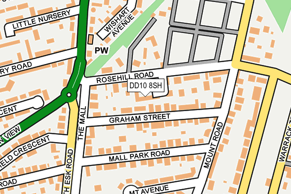 DD10 8SH map - OS OpenMap – Local (Ordnance Survey)