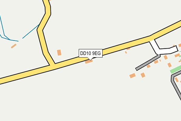DD10 9EG map - OS OpenMap – Local (Ordnance Survey)