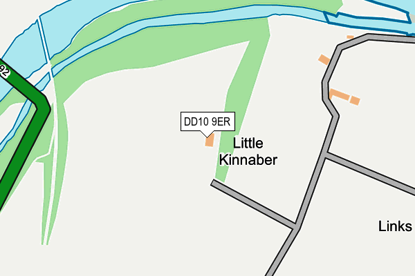 DD10 9ER map - OS OpenMap – Local (Ordnance Survey)