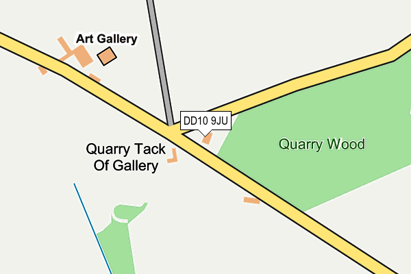 DD10 9JU map - OS OpenMap – Local (Ordnance Survey)