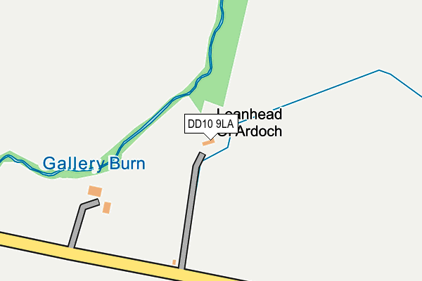 DD10 9LA map - OS OpenMap – Local (Ordnance Survey)