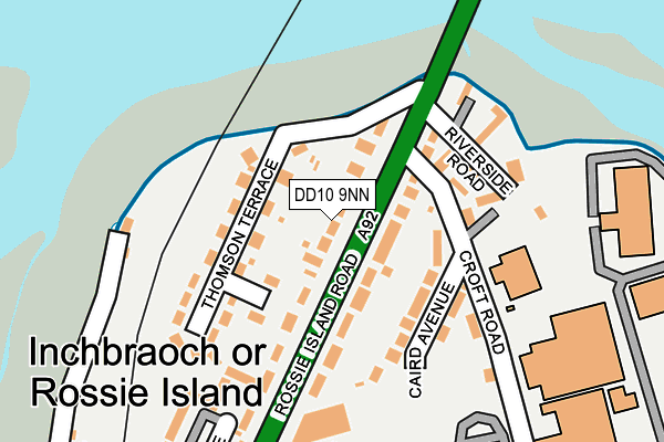 DD10 9NN map - OS OpenMap – Local (Ordnance Survey)