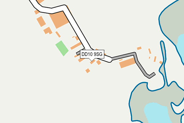DD10 9SG map - OS OpenMap – Local (Ordnance Survey)