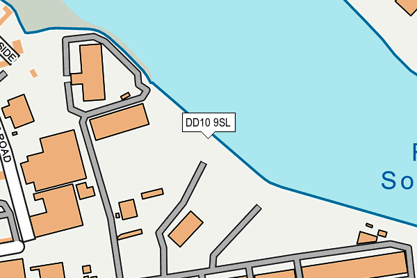 DD10 9SL map - OS OpenMap – Local (Ordnance Survey)