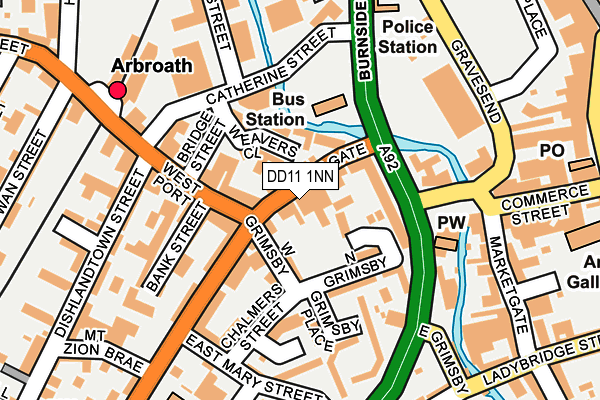 Map of KWS LEISURE LTD at local scale