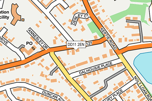 DD11 2EN map - OS OpenMap – Local (Ordnance Survey)