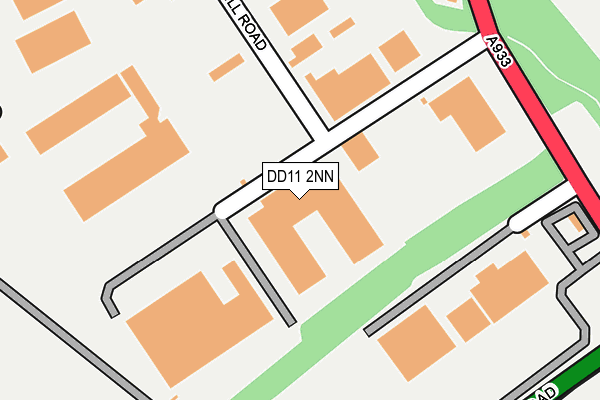 DD11 2NN map - OS OpenMap – Local (Ordnance Survey)