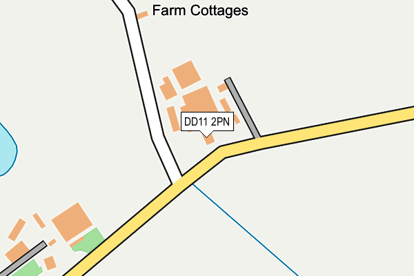 DD11 2PN map - OS OpenMap – Local (Ordnance Survey)