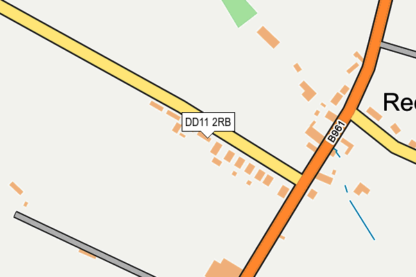 DD11 2RB map - OS OpenMap – Local (Ordnance Survey)