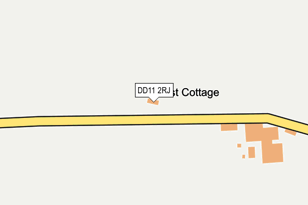 DD11 2RJ map - OS OpenMap – Local (Ordnance Survey)