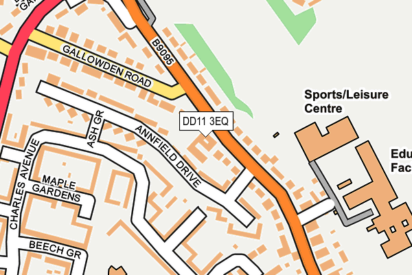DD11 3EQ map - OS OpenMap – Local (Ordnance Survey)