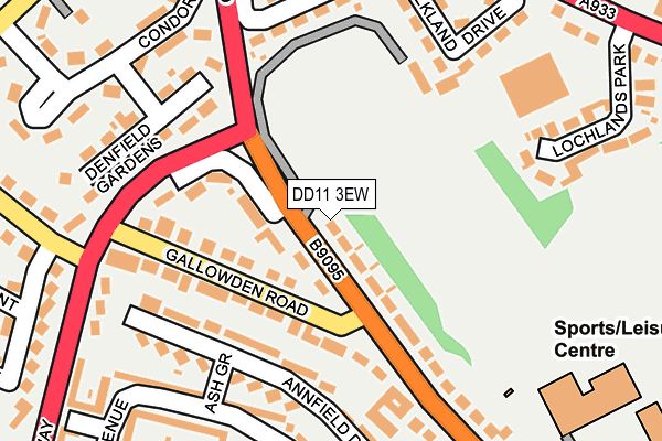DD11 3EW map - OS OpenMap – Local (Ordnance Survey)