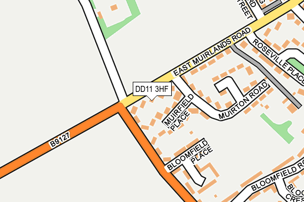 DD11 3HF map - OS OpenMap – Local (Ordnance Survey)