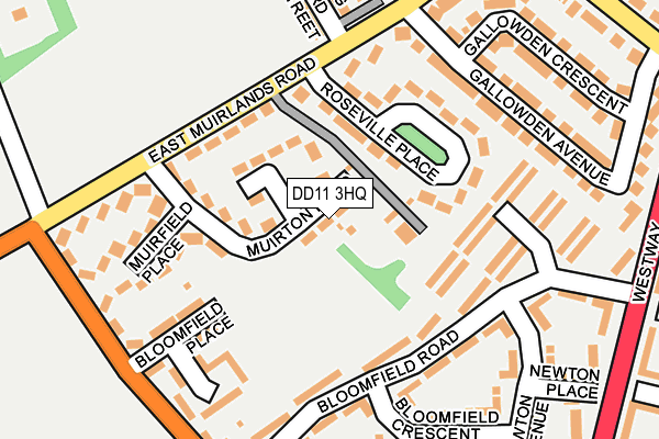 DD11 3HQ map - OS OpenMap – Local (Ordnance Survey)