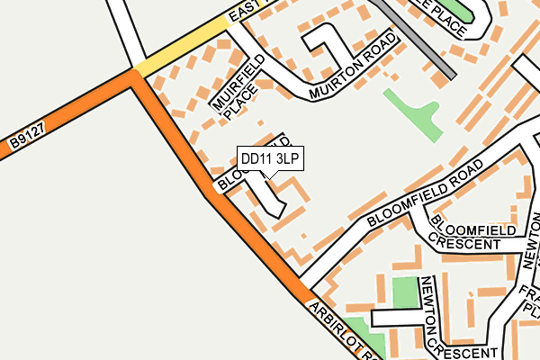 DD11 3LP map - OS OpenMap – Local (Ordnance Survey)