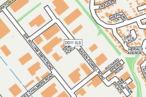 DD11 3LS map - OS OpenMap – Local (Ordnance Survey)