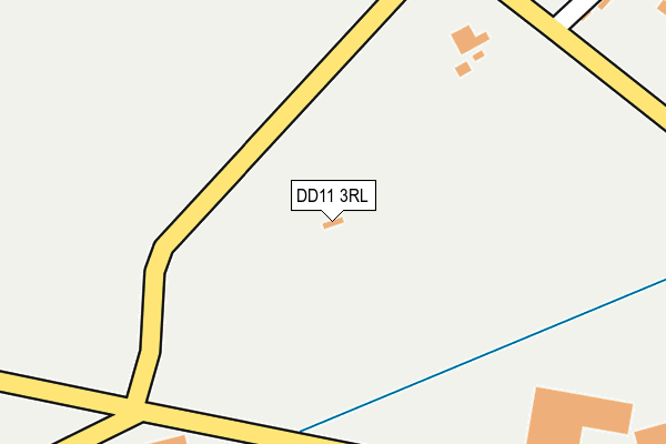 DD11 3RL map - OS OpenMap – Local (Ordnance Survey)