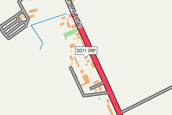 DD11 3RP map - OS OpenMap – Local (Ordnance Survey)