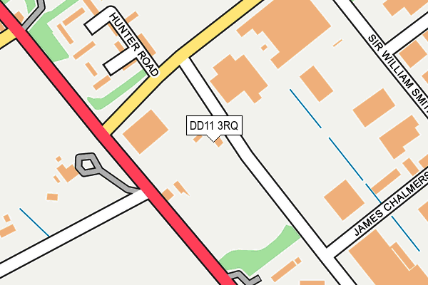 DD11 3RQ map - OS OpenMap – Local (Ordnance Survey)