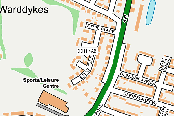 Map of GD MAC LTD at local scale