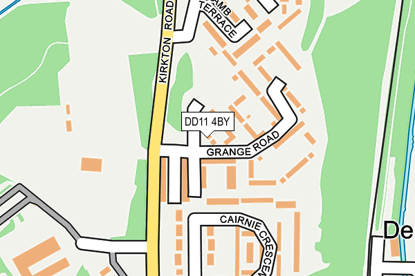 DD11 4BY map - OS OpenMap – Local (Ordnance Survey)