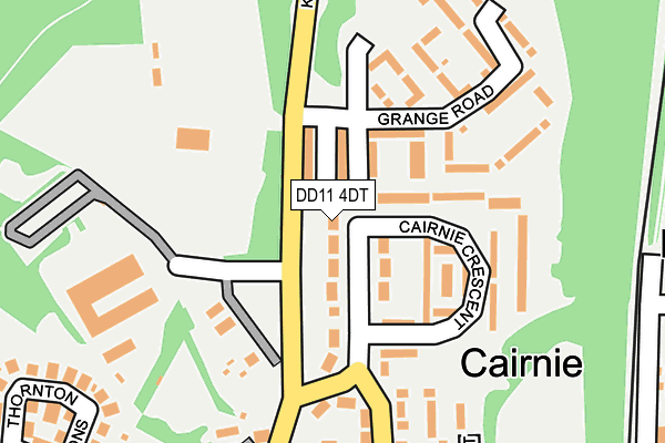 DD11 4DT map - OS OpenMap – Local (Ordnance Survey)