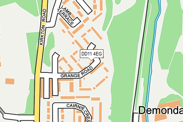 DD11 4EG map - OS OpenMap – Local (Ordnance Survey)